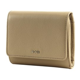 BOSS Women's Alyce Trifold Wallet, light beige