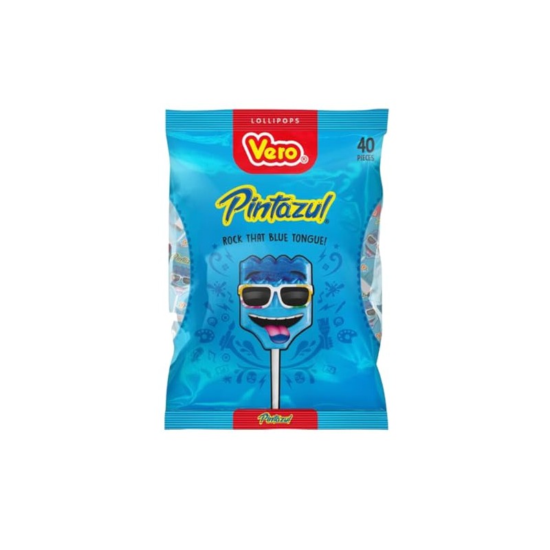 Generic Vero Pintazul Blue Rock Candy 40pz (1 bag)