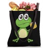 Cute Frog Drinking Tea kermit the frog Tea Tote Bag