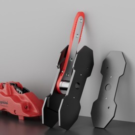 Brake Caliper Press Tool Car Piston Spreader Pad 360 Degree Swing Ratchet Hand Wrench Expander for Single Twin Quad Piston Disc Brake:_red