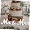 Ciieeo 1 Set Wedding Wooden Mr & Mrs Signs Wedding