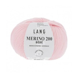 Lang Yarns Merino 200 Bébé 0309 hellrosa
