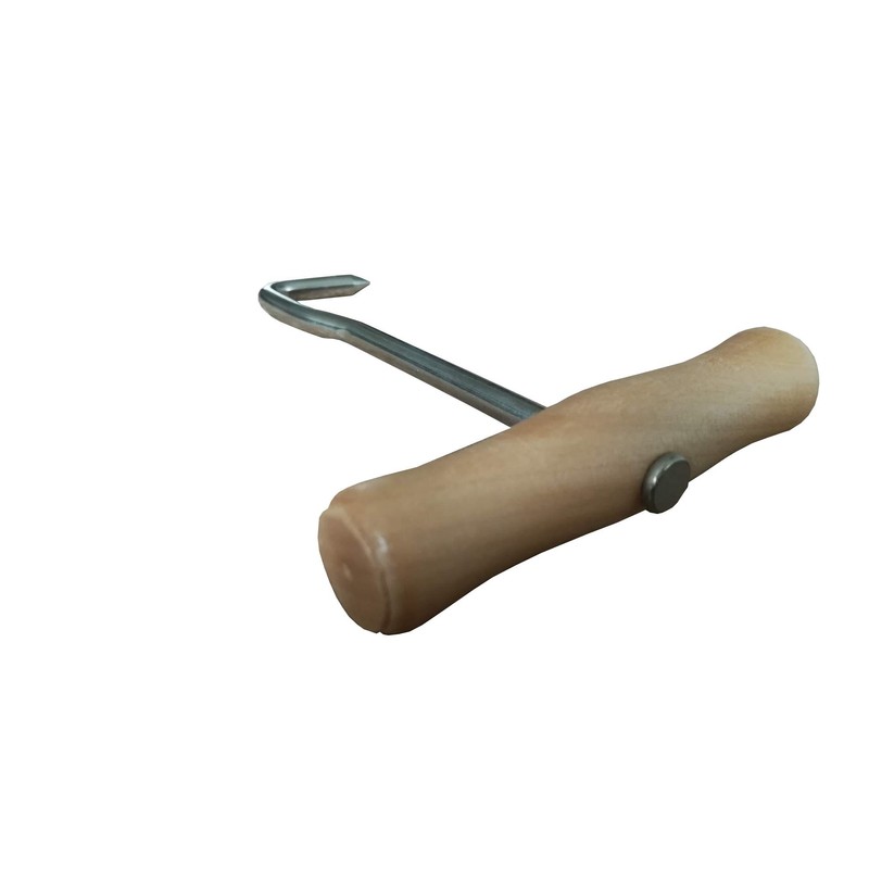 Peg Extractor with Wooden Handle for Pegs and Pegs Removal