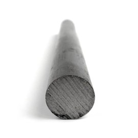 12L14 Steel Round Rod, Unpolished (Mill) Finish, Cold Drawn Temper, ASTM A108, 0.875" Diameter, 48" Length