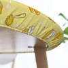 Famame Cute Bees and Honey Fitted Round Tablecloth Waterproof Table