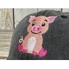 Enodtter Embroidered Pig Baseball Cap for Boy Girl Kids Child
