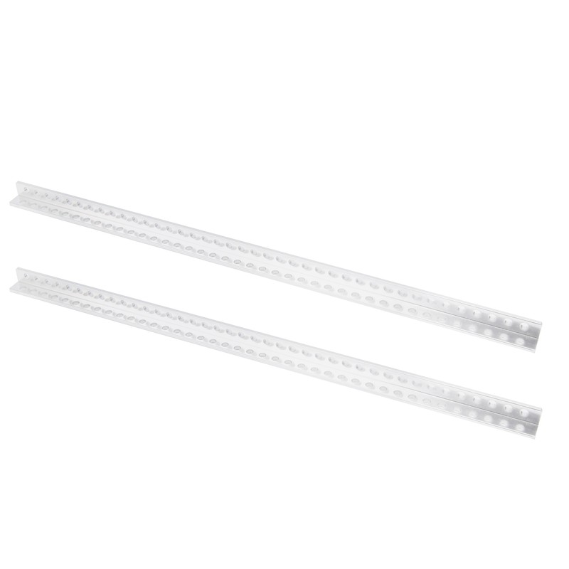 2Pcs Aluminum Extrusion Profile LShaped Beam 40 Holes Robot Accessories