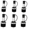 Stainless Steel Classic Bottle PourersLiquor Bottle Pourers for Wine, SpiritsAlcohol,