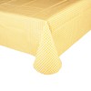 Cerulean Vinyl Tablecloth with Flannel Backing Waterproof Oil-Proof,PVC Table Cloth