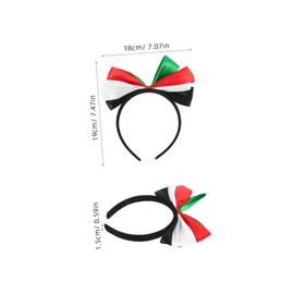 Gatuida Bow Headband for Women Cute Decorative Hairband with Bow Knot Comfortable All Day Wear for Parties Uae National Day Celebrations Durable Hair Accessories