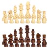 AMEROUS Wooden Chess Pieces Only, Tournament Staunton Wood Chessmen with