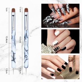 Nail Art Brush, Dot Pen Nail, Scalp Nail Brush, Nail Design Pen, Nail Art Dedicated Brush, Dot Stick, Nail Deco Pen, Acrylic Nail, Nail Art Decoration Pen (14)
