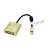 ROLINE Gold 4K Mini DisplayPort-DVI Adapter, Active, v1.2, Mini DP