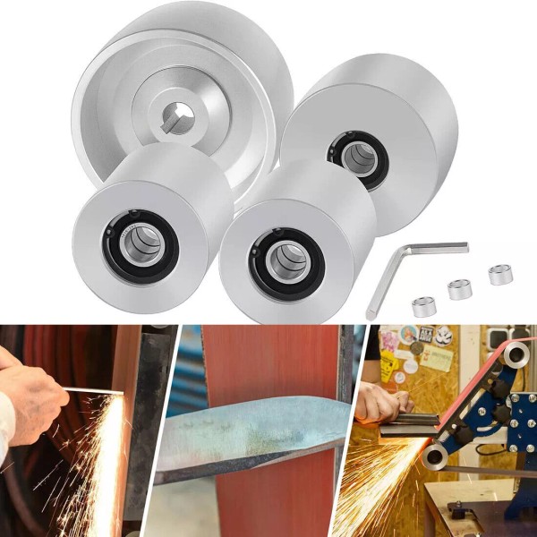 Unbranded Belt Grinder 2"x72" Wheel Set Knife Grinder 5" Drive