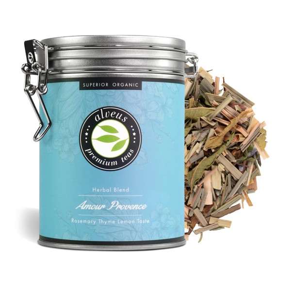 "Amour Provence“ Kräutertee Lose Dose Bio, Thymian Rosmarin Zitronen Geschmacksbombe
