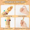 GwaOery Capybara Pencil Case Multi-Layer Stationery Set Multifunctional Pencil Pouch