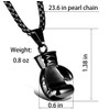LXSSLY Black Boxing Glove Necklace for Men,Punk Boxing Chain,Goth Boxing
