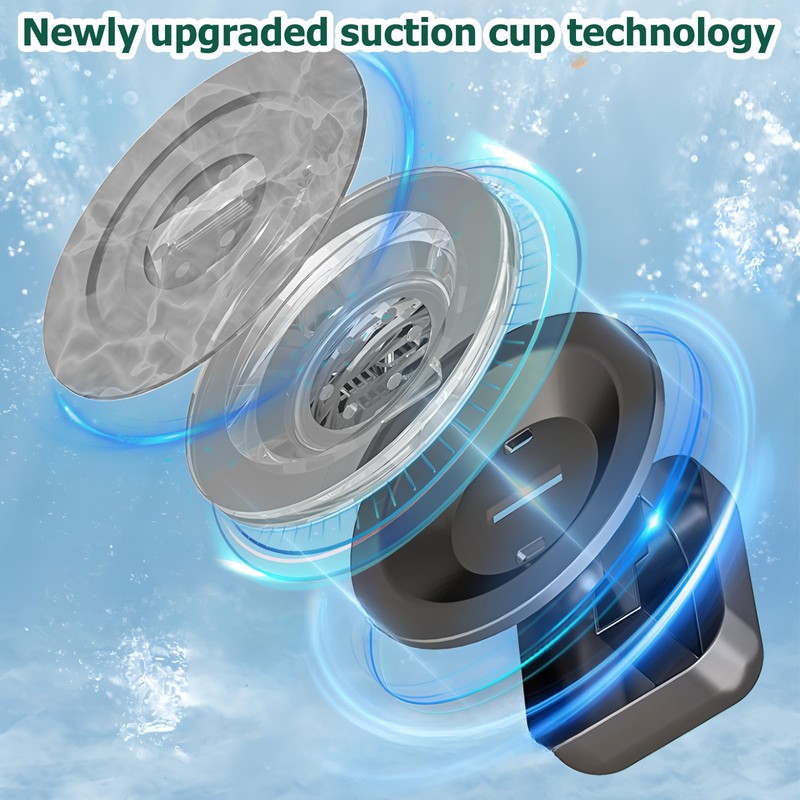 Shower Caddy Suction Cup 2 Pack,Shower Shelves for Bathroom Accessories