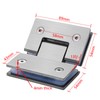 2 Packs Heavy Duty 135 Degree Solid Shower Door Hinges