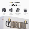 BougeRV Side Mount Trailer Ladder Rack, 4 Racks Heavy Duty