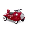Radio Flyer Retro Rocket Ride-On Toy, Push Car with Sounds,