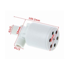 QIXIN Automatic Water Level Control Valve - Float Valve for Water Tower, Solar Energy, Livestock Pond, Aquarium & Irrigation (1/2" Type Above)