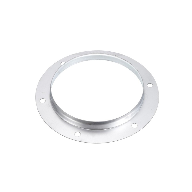 PATIKIL 6" Duct Connector Flange, Metal Straight Pipe Exhaust Flange