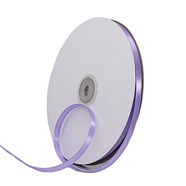 6mm Baby Purple Satin Ribbon - 91m, 0.2 inch Thin Violet for Gift Wrapping, Birthday, Wedding & More