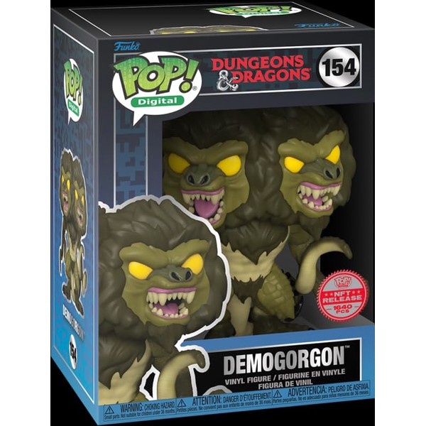 Funko POP! Digital Demogorgon NFT Exclusive Physical Pop