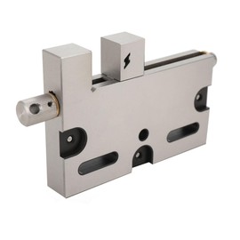 EWANYO High Precision Vise 4 Inch, Bench Clamp Vise Stainless Steel Jaw Opening Clamp Tool, Wire EDM Precision Manual Vise 4 Jaw Opening 0-100mm Clamping Range 3Kg Load for Milling Drilling Machine