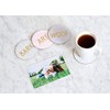 Pearhead Dog Themed Coaster Set, Dog Themed Home and Kitchen