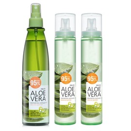 Aloe Vera Moisture Soothing Gel Mist 1 x 310ml + 2 x 125ml / Hydration + Skin Soothing + Nourishment / 알로에베라 모이스처 수딩 젤 미스트 310ml 1개+125ml 2개 수분충전+피부진정+영양