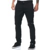 Skinny Fit Double Knee Work Pants. Black, 32 34