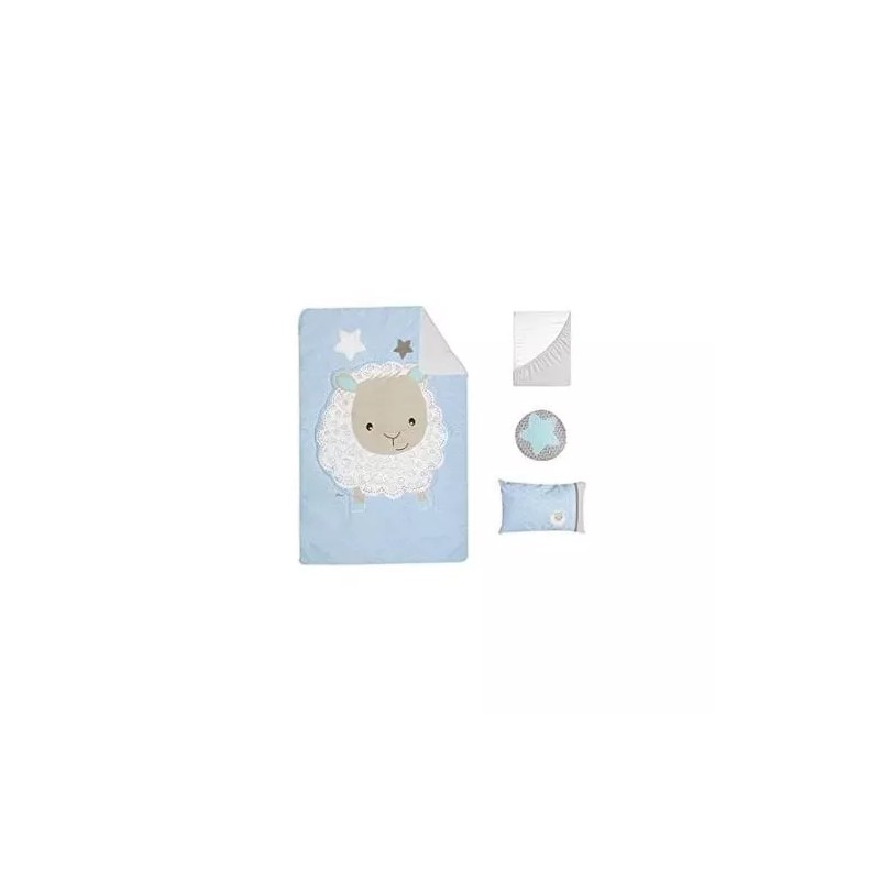 Chiqui Mundo Set Edredón Para Cama Cuna Corral 4 Piezas
