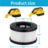 DC5151H (3-Pack) Replacement HEPA Filter for DEWALT DC5151H DC515 DCV517