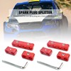 Hoypeyfiy 8/9/10mm Universal Spark Plug Wire Separator 12 Pcs Spark