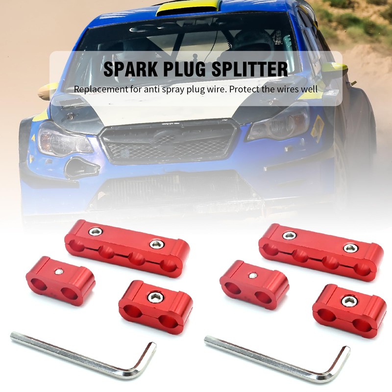 Hoypeyfiy 8/9/10mm Universal Spark Plug Wire Separator 12 Pcs Spark