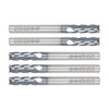 TINVHY 5PCS Milling Cutters with 4 Slots, 5/8in Diameter, 2in