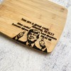 Great Cook Says Trump Charcuterie Bamboo Cutting Board (8"x10")