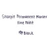 Sharpie 1884739 Fine Point Permanent Marker Black 36/Pack