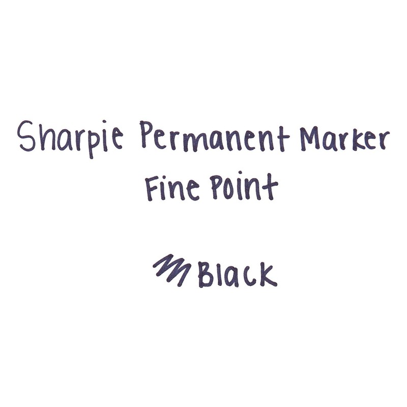 Sharpie 1884739 Fine Point Permanent Marker Black 36/Pack