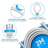 Large Shower Head with Hose and Holder, Hand Shower, Rain