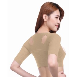 Charm Makebody, Upper Arm Shaper, Arm Support, Shapewear, Tightening, Posture, Rounded Shoulders, Kyphosis Belt, Compression Inner, Compression Belt, Shoulder Blade Release, Orthopedic Brace Developed