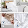 AIREOLUX 100% Cotton Light Gray Bed Sheet Set Full Size,