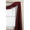 Lorraine Home Fashions Reverie 40-Inch x 25-Inch Ascot Cenefa, Burgundy,