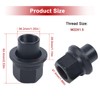 6 Pack Two-Piece 19mm Sleeve Wheel Lug Nuts Fit for