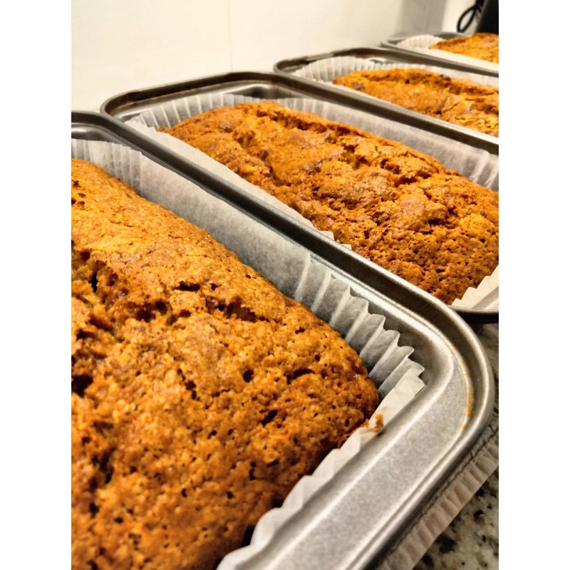 Homemade Walnut Banana bread, Full size Loaf. Deliciously moist!
