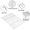 TeamFar Baking Cooling Rack Set of 4, Stainless Steel Rack