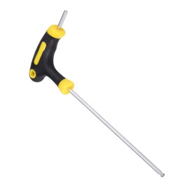 CoCud L Handle Ball End Hex Wrench 3mm Hex CR-V Steel Metric T Key Wrench - (Application: For Basic Home Repair and Machine Maintenance) 1 Piece