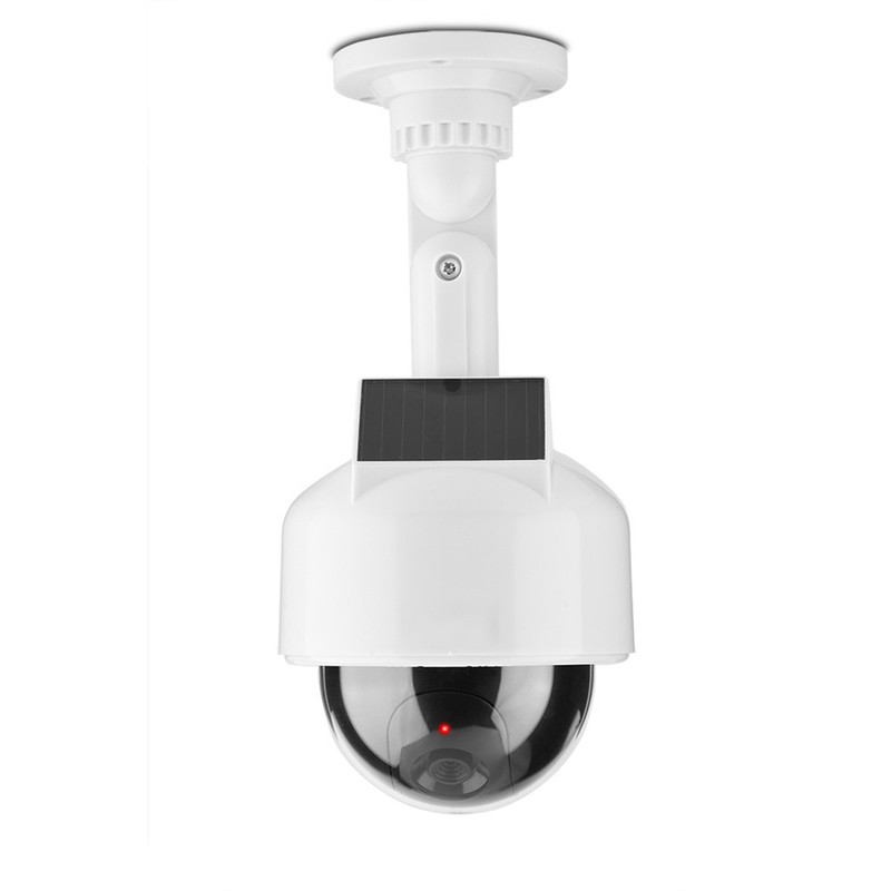 Dummy Camera Indoor & Outdoor Realistic Dome Shape Solar Security